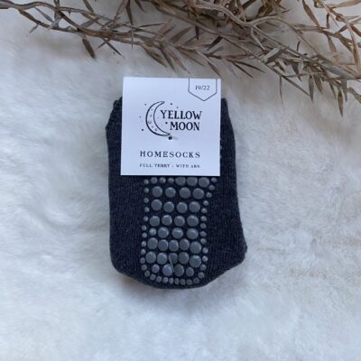 Anti slip sokken Yellow Moon donkerblauw