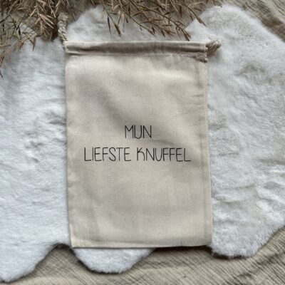 Bewaarzak mijn liefste knuffel basis lettertype