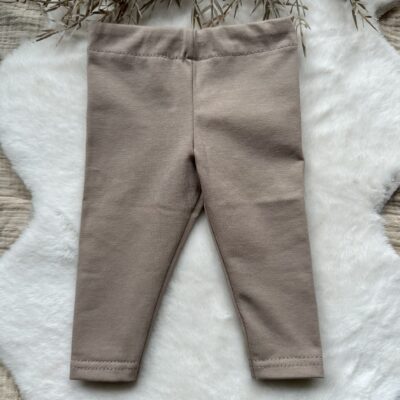 Legging/broekje klei kleurig maat 50-56