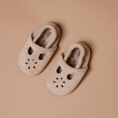 Baby dutch Juna beige suede