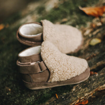 Teddy babyboots brown