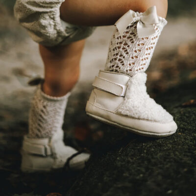 Teddy babyboots natural