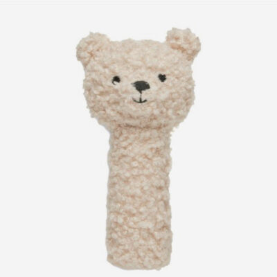 Jollein rammelaar teddy beer naturel