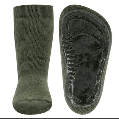 Ewers anti slip sok olijfgroen