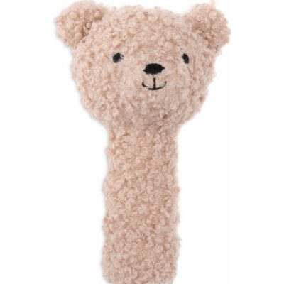 Jollein rammelaar teddy beer wild rose