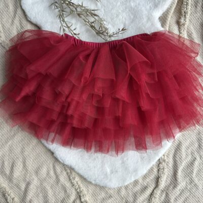 Tule rokje bordeaux
