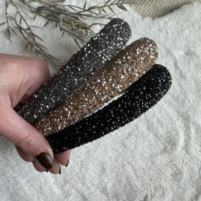 Glitter diadeem diverse kleuren