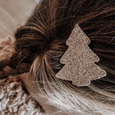 alligator speldje kerstboom glitter diverse kleuren
