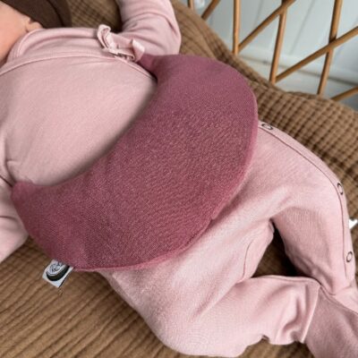 Warmte maantje wol heather pink