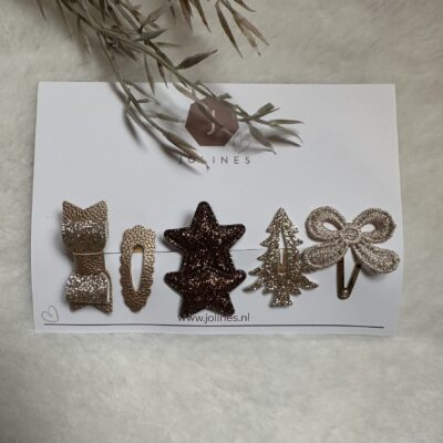 Haarknipjes set glitter 1