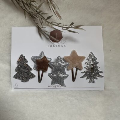 Haarknipjes set glitter 4