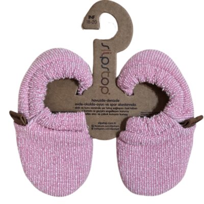 Slipstop booties roze