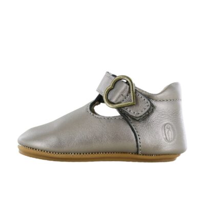 Shoesme zilveren BABY-PROOF® T-band schoentje zilver
