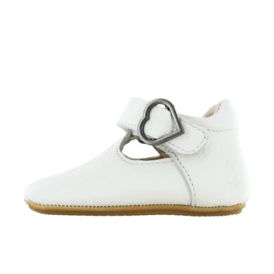 Shoesme wit BABY-PROOF® T-band schoentje