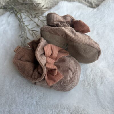 Babyslofjes melton tawny brown