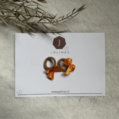 koningsdag haar elastiekje oranje strik