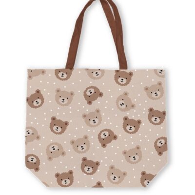 Canvas tas little bear